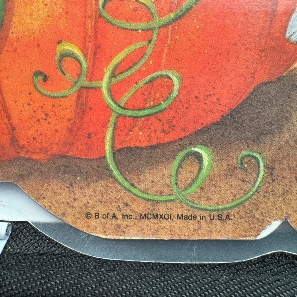 6 Vintage Placemats 1991 Turkey Cornucopia Reversible Harvest Table Thanksgiving